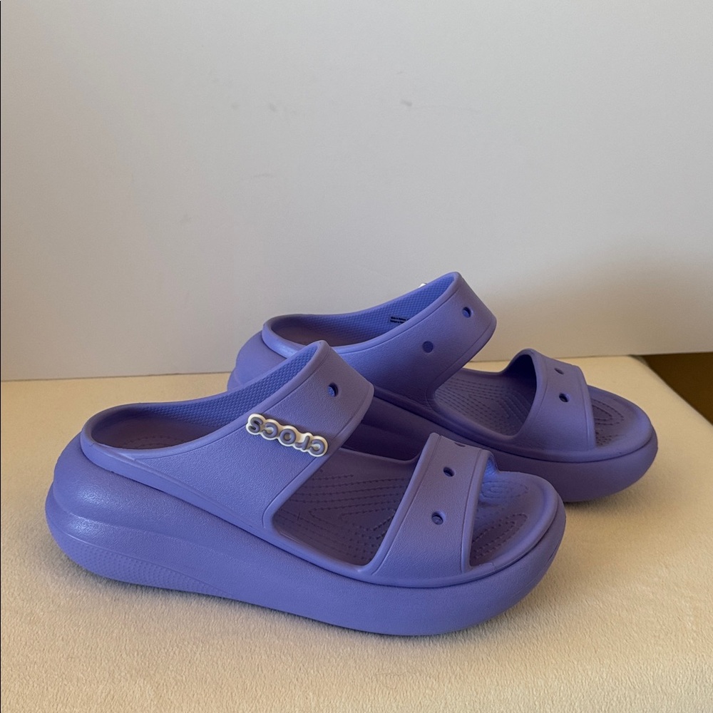 CROCS Crush sandals - light purple women 9